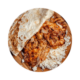 Chicken Shawarma on rice/fries